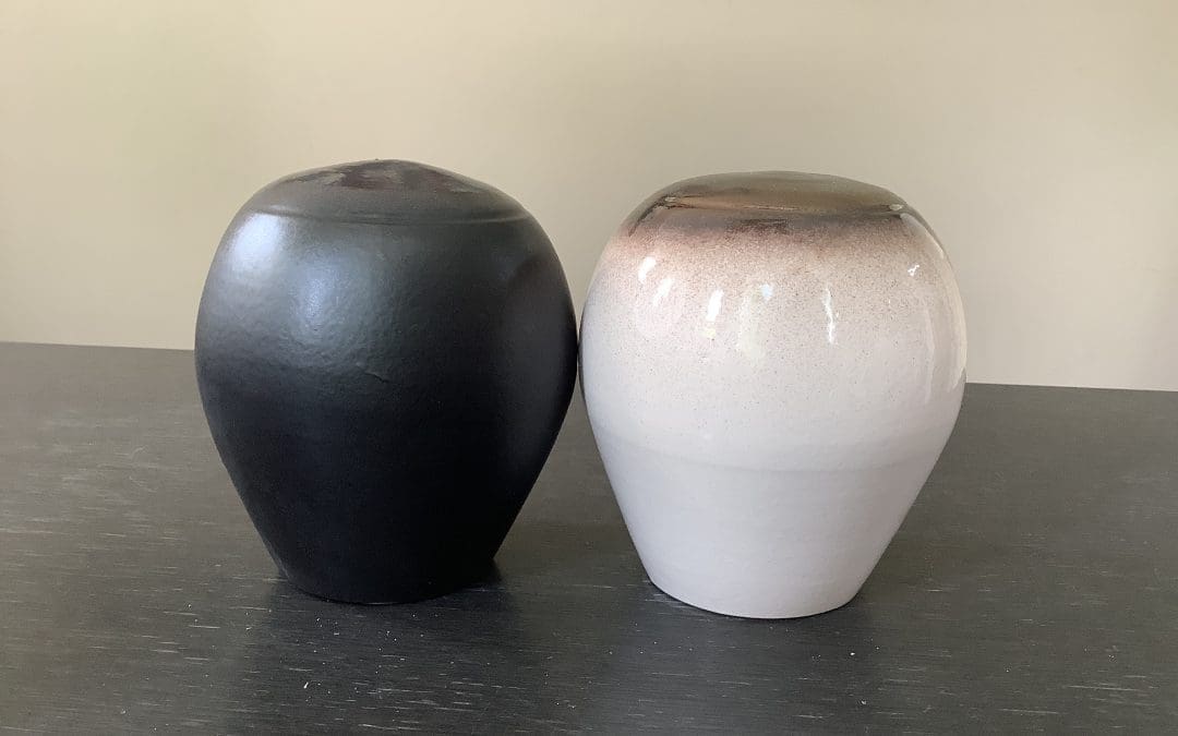 Gedenk Outlet urn baco twee kleur GU7