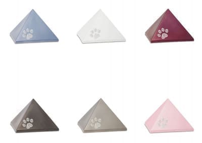 Keramiek piramide met Swarovski poot