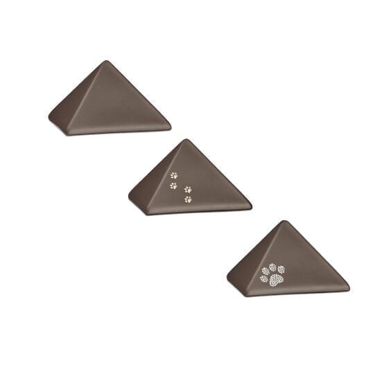 Urn Piramide keramiek bruin